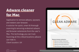 Adware cleaner for MacOS